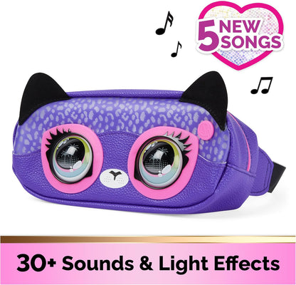 Purse Pets, Savannah Spotlight, Marsupio, Giocattolo Interattivo E Borsetta A Tracolla