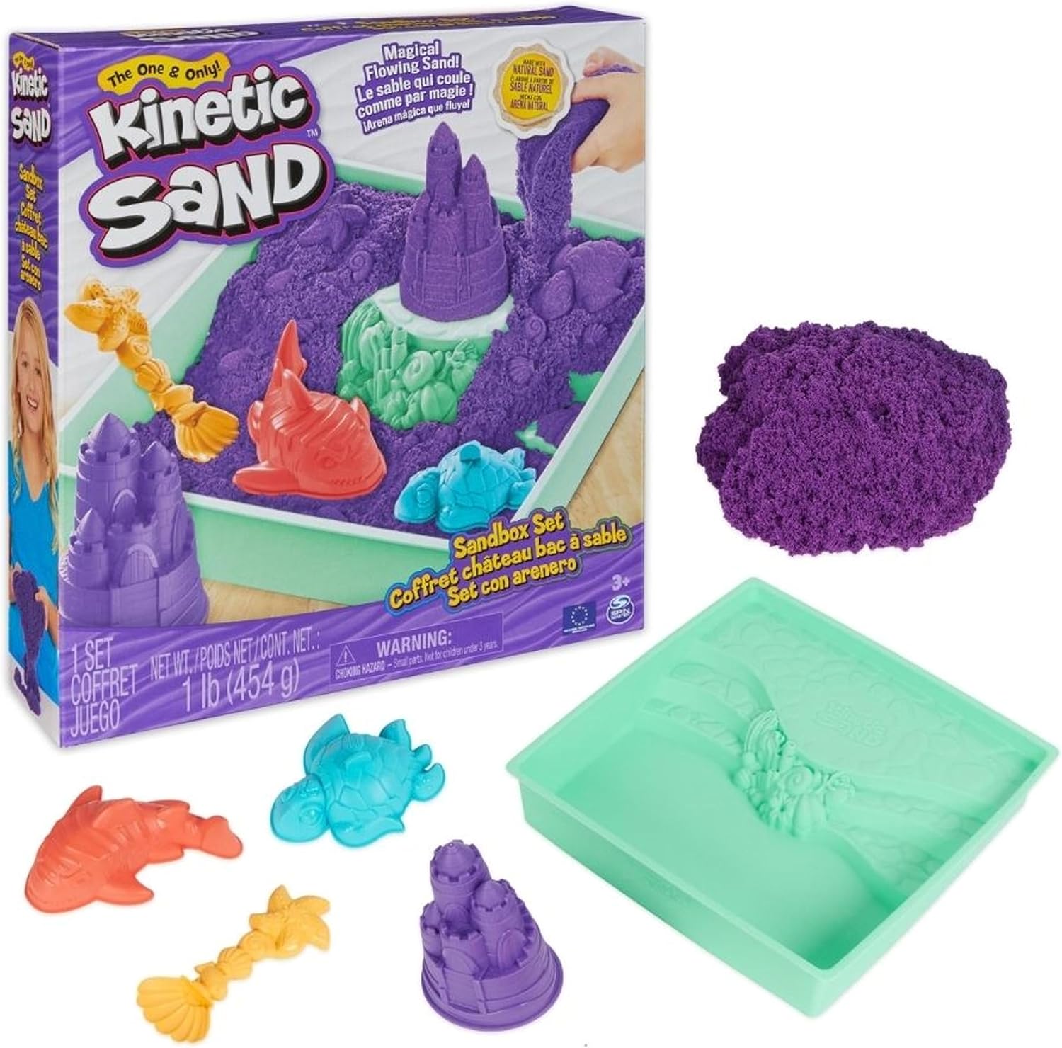 Kinetic Sand, Playset Castelli Di Sabbia