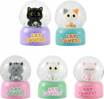 iTotal Snow Globe Orange Cat