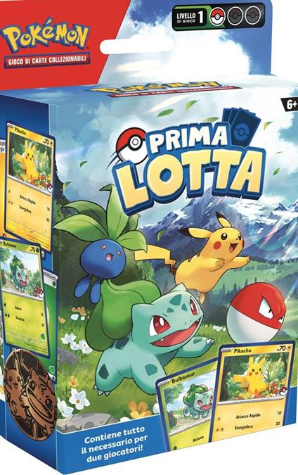 Pokemon: prima lotta Pokémon My First Battle Bulbasaur Vs Pikachu