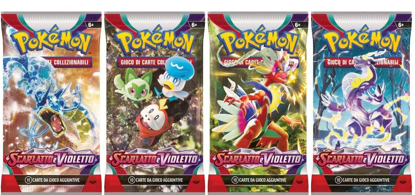 Pokemon Scarlatto E Violetto 1 Busta 10 Carte