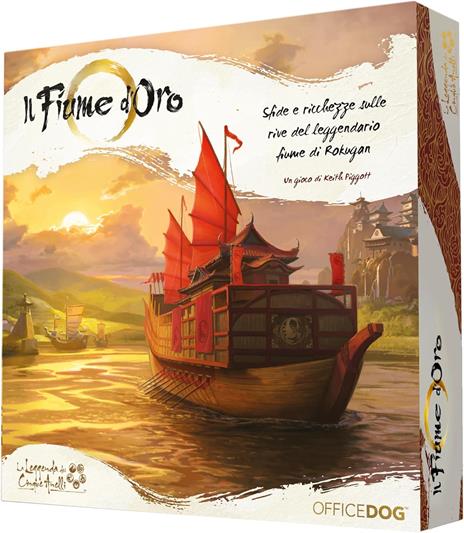Asmodee: Il Fiume d'Oro, Gioco da Tavolo, 10+ Anni, 2-6 Giocatori, Edizione in Italiano