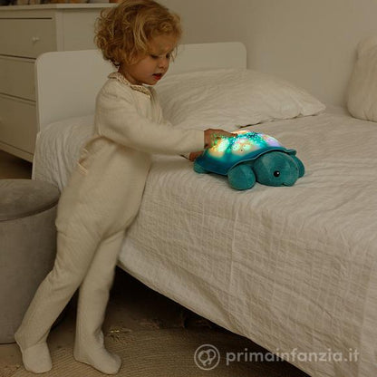 Cloud b - Proiettore Luce Notturna Tartaruga Twinkling Twilight azzurro