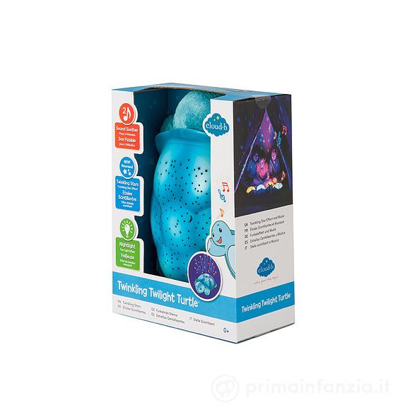 Cloud b - Proiettore Luce Notturna Tartaruga Twinkling Twilight azzurro