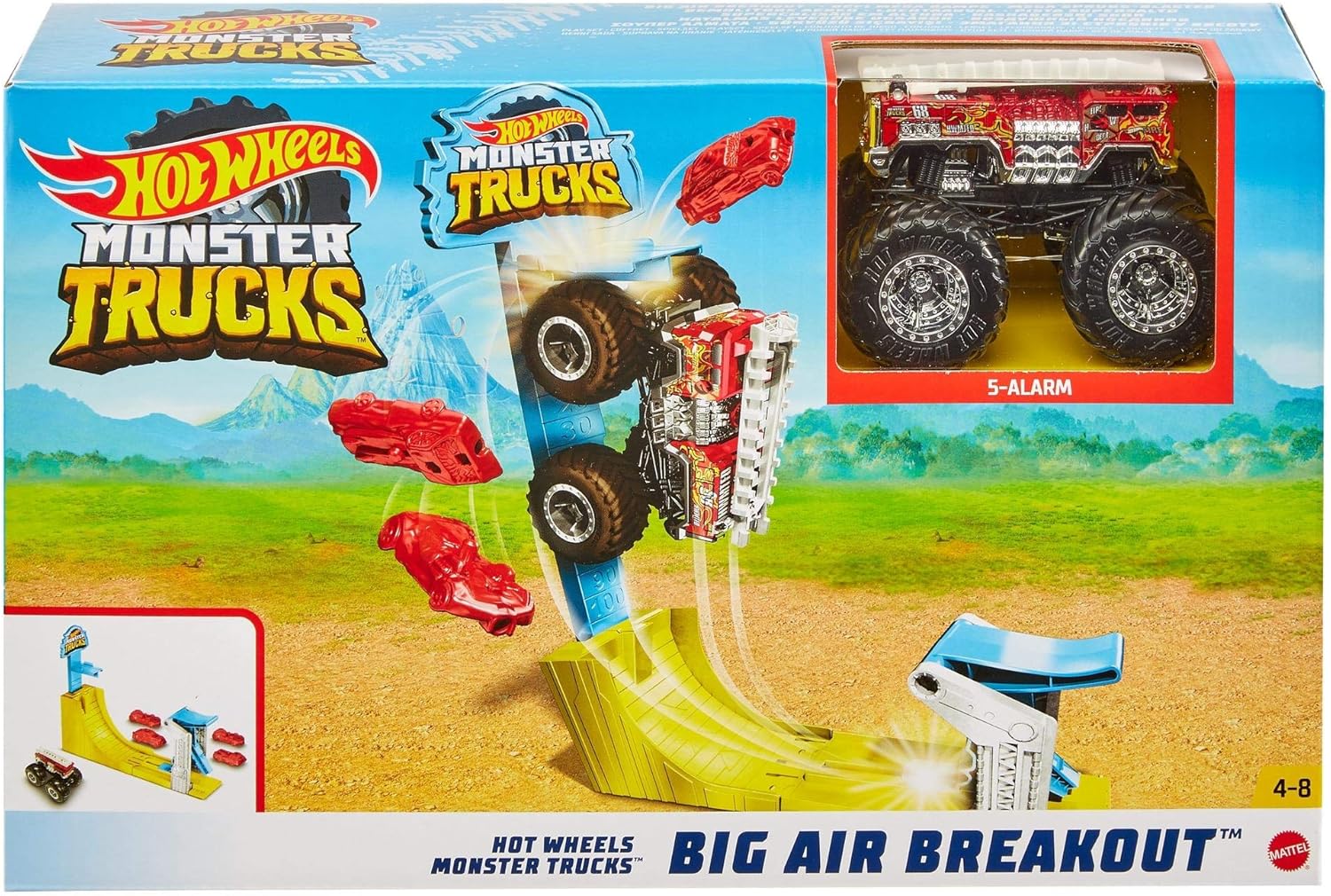 Hot Wheels Monster Trucks Mega Sprung-Blaster