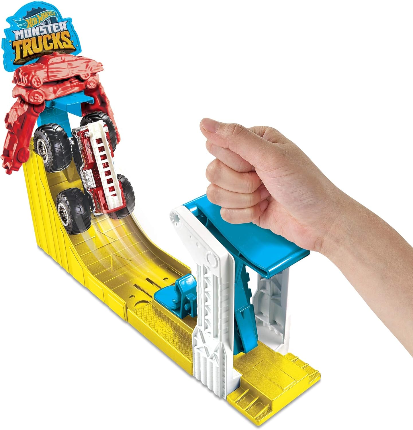 Hot Wheels Monster Trucks Mega Sprung-Blaster