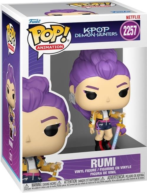 Kpop Demon Hunters Pop! Animation Vinile Figura Rumi 9 Cm Funko