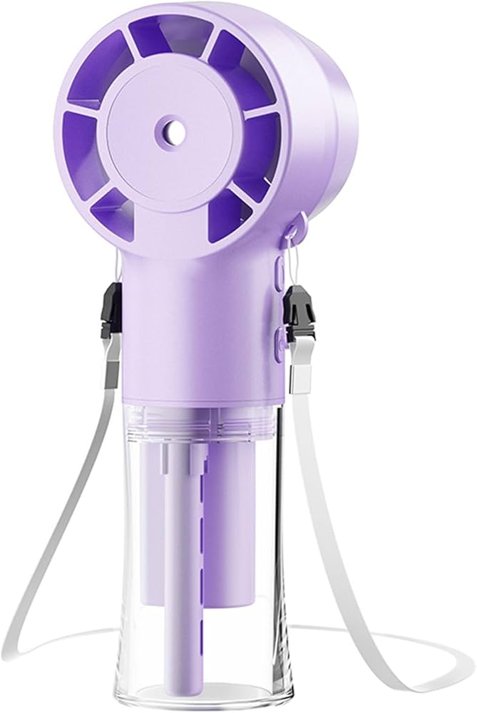 I-Total Mini Ventilatore Portatile Ricaricabile Viola
