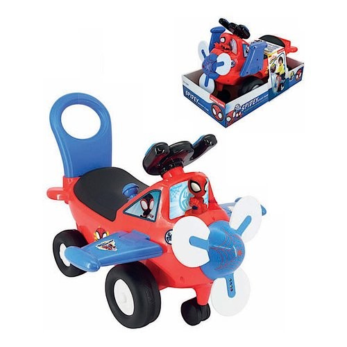 Mandelli Spidey Aeroplano Con Suoni E Luci Rosso Blu