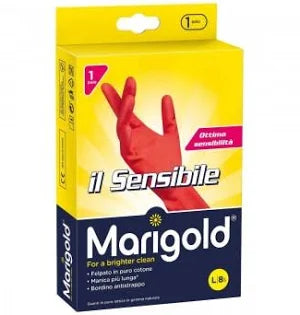Marigold Il Sensibile - Guanti Lattice Naturale Taglia L 12 Pz