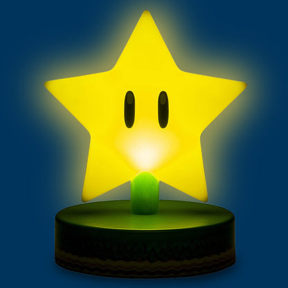 Paladone Super Mario Star Icon Light 12 Cm Pvc Mini Lampada