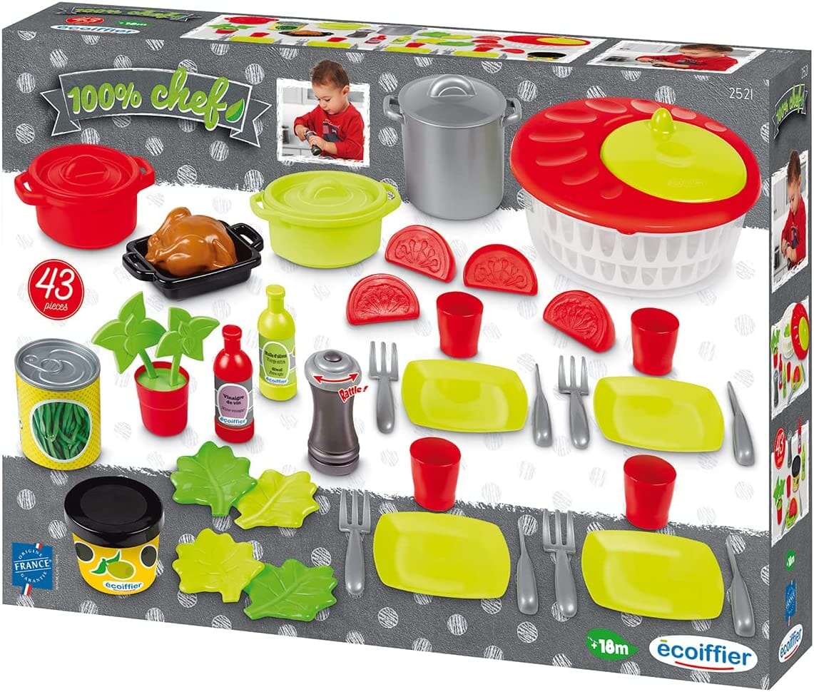 100% Chef Set Cucina Con Lavainsalata - toysvaldichiana.it