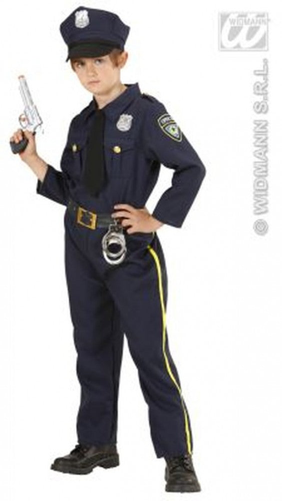 Costume da poliziotto per ragazzi 8-10 anni