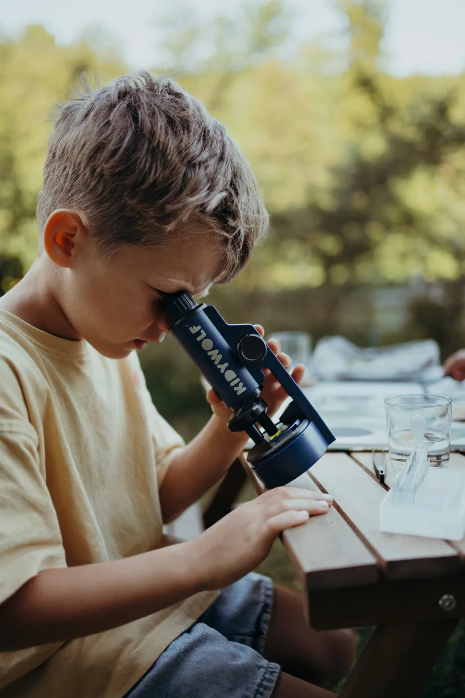 Microscopio portatile Blu - Kidymicroscope