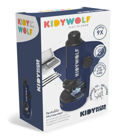 Microscopio portatile Blu - Kidymicroscope