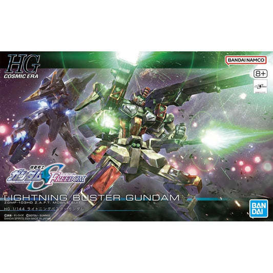 Mobile Suit Gundam SEED Freedom HGCE ZGMF-103HD Lightning Buster Gundam Kit modello in scala 1/144