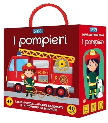 I Pompieri. Q-box. Ediz. a Colori. Con 10 Figurine Sagomate. Con Puzzle