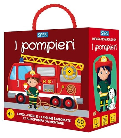 I Pompieri. Q-box. Ediz. a Colori. Con 10 Figurine Sagomate. Con Puzzle