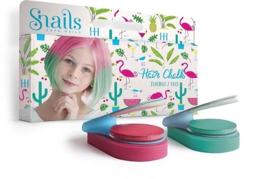 Snails Hair Chalk Flamingo - 2 gessetti per capelli