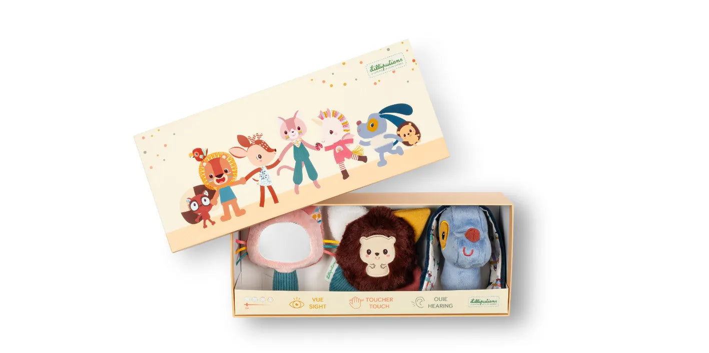 Lilliputiens - Set di scoperta sensoriale - Jules il cane