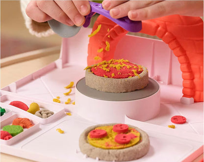 Kinetic Sand Squish Pizza Set 452 g – Kit Divertente Spin Master