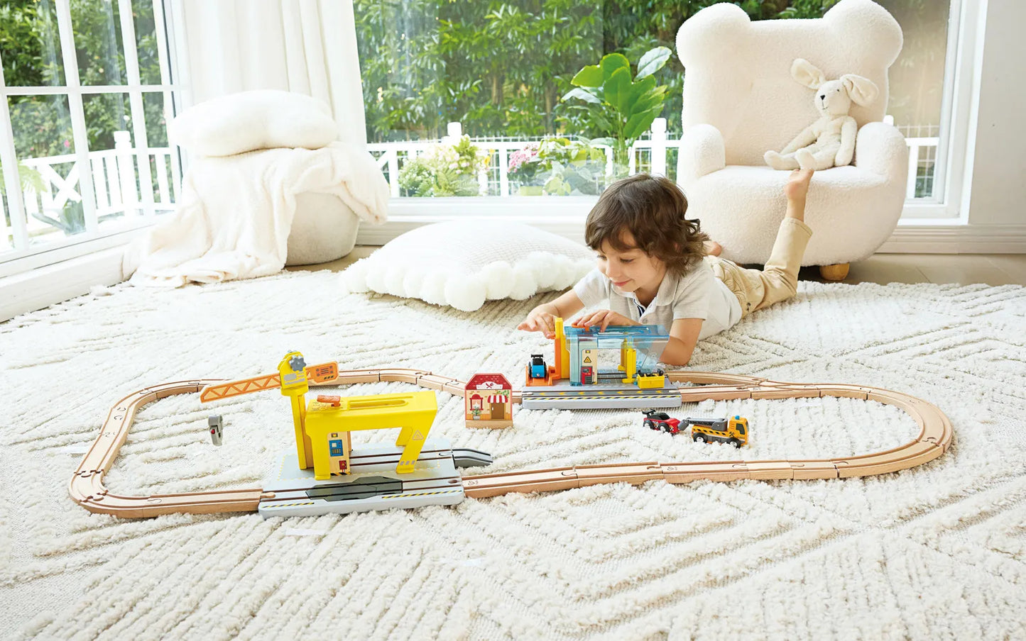 Hape Stazione di riparazione e lavaggio - 11 pezzi