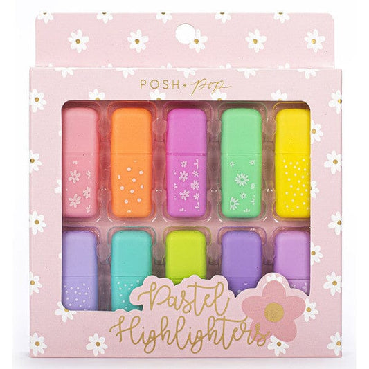 10 Mini Highlighter Set Gold Foi evidenziatori - toysvaldichiana.it