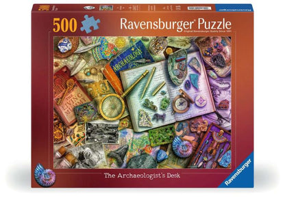 Ravensburger Puzzle La Scrivania Dell'archeologo 500 PEZZI
