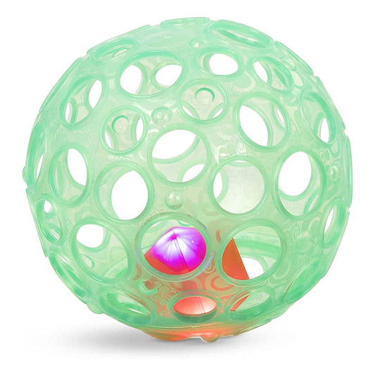 Grab 'n' Glow Light-Up Baby Ball – Palla luminosa per neonati battat