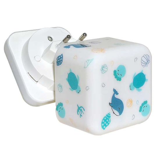 CLOUD-B Cube B Ocean - Blue (Cubo luminoso portatile color oceano)