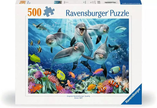 Ravensburger Puzzle Delfini 500 PEZZI