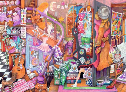 Ravensburger Puzzle La Stanza Della Studentessa 500 PEZZI