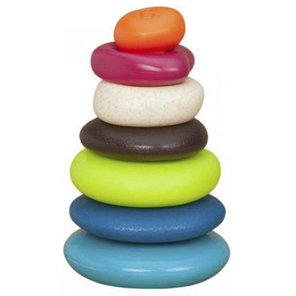 B. Toys - Skipping Stones Stacker Anelli da Impilare 5 pz 0M+