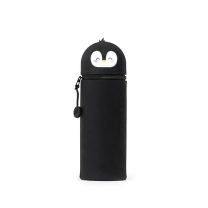 Legami Kawaii 2-in-1 Soft Silicone Pencil Case Penguin