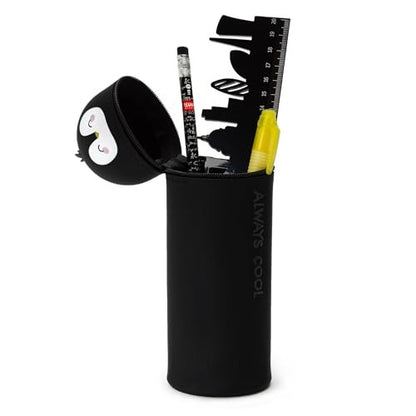 Legami Kawaii 2-in-1 Soft Silicone Pencil Case Penguin