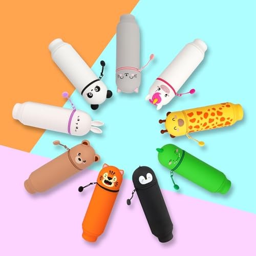 Legami Kawaii 2-in-1 Soft Silicone Pencil Case Penguin
