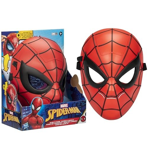 Hasbro Spider-Man Maschera Glow FX con Occhi Luminosi - Taglia Unica