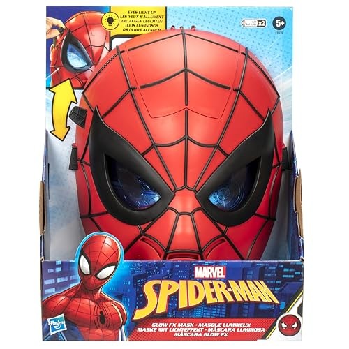 Hasbro Spider-Man Maschera Glow FX con Occhi Luminosi - Taglia Unica