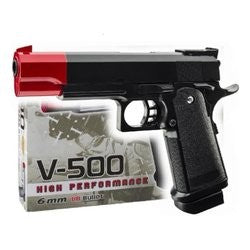 Pistola Giocattolo AIR SOFT V 500 16 Colpi 6 Mm 500