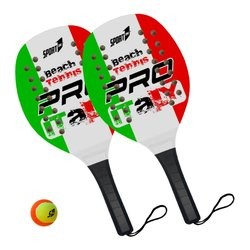 Set racchette con pallina SPORT ONE Pro Color Beachtennis 704100051