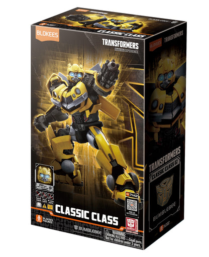 Blokees Kit fai da te modellino Transformers Classic Class 02 Bumblebee 10 cm Happy Distribution 71142