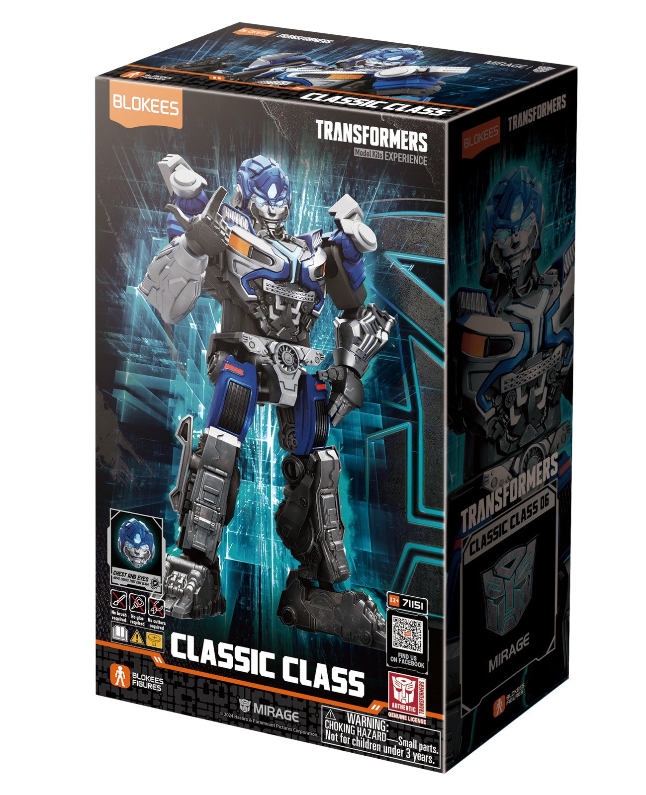 Blokees Transformers Classic Class 06 Kit modello Mirage