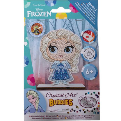 Crystal Art Buddies - Elsa Kit Fai da Te Diamond Painting 6+ Anni