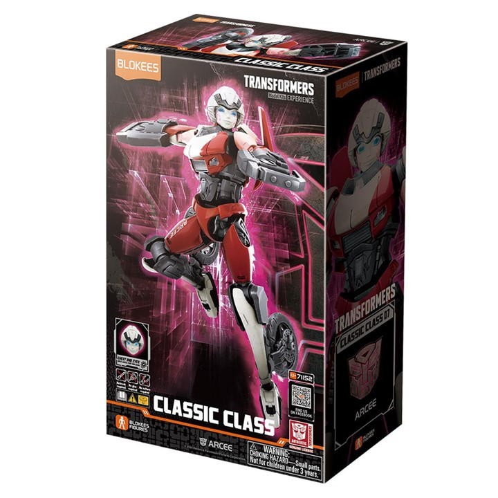Blokees Transformers Classic Class 07 Arcee Kit modello