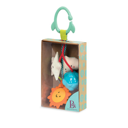 B. Toys - Set 4 Giocattoli Sensoriali da Appendere per Neonati