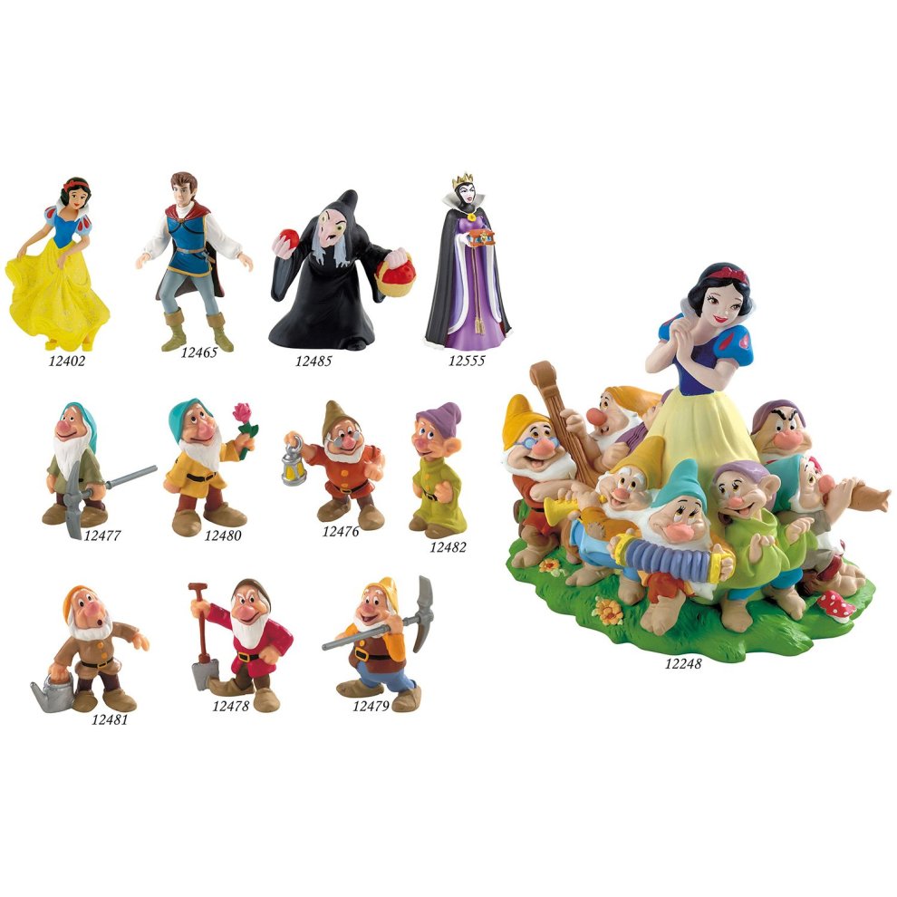 Bullyland – Statuetta Nano con Annaffiatoio Biancaneve Disney