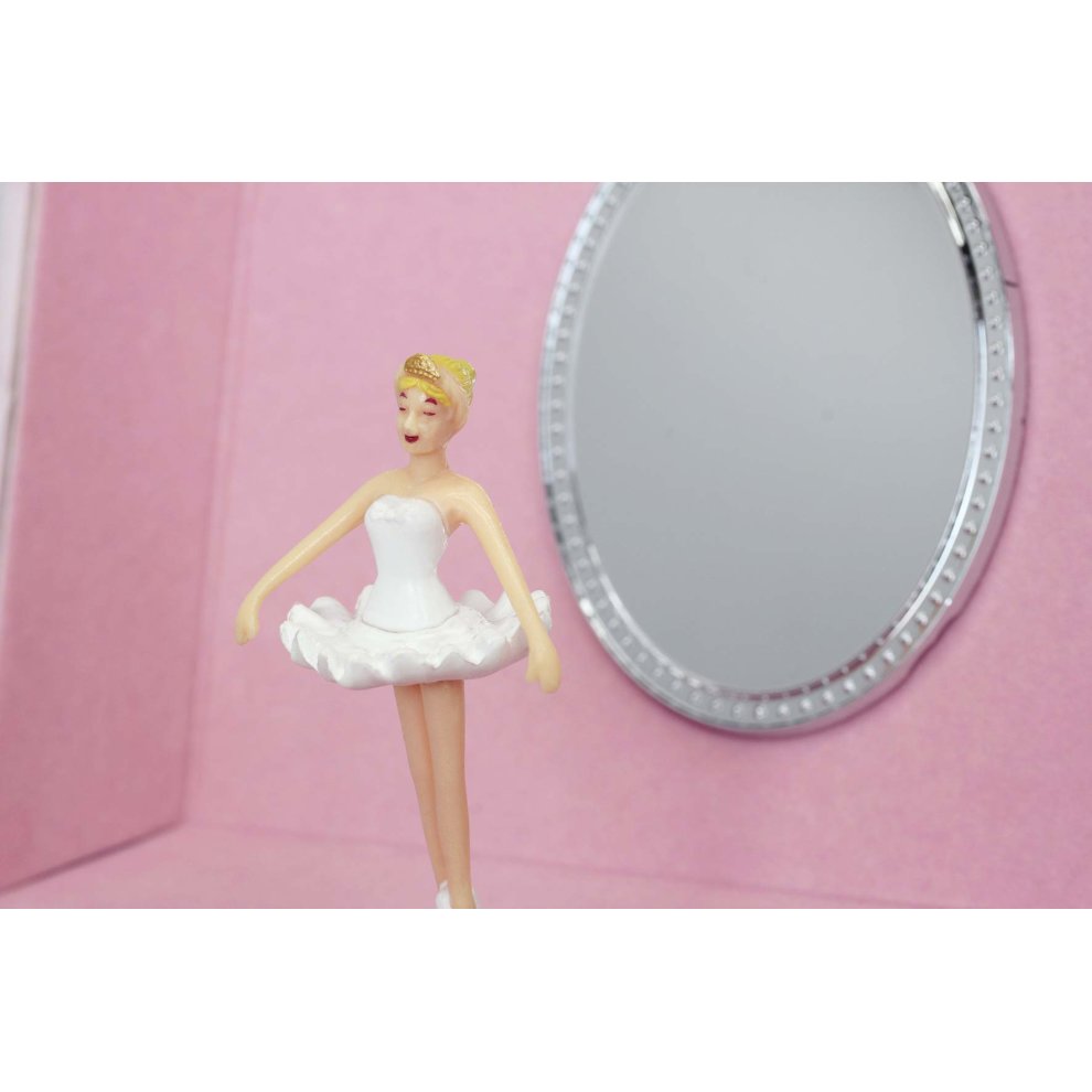 Trousselier Vanity Case con ballerina musicale (rosa)
