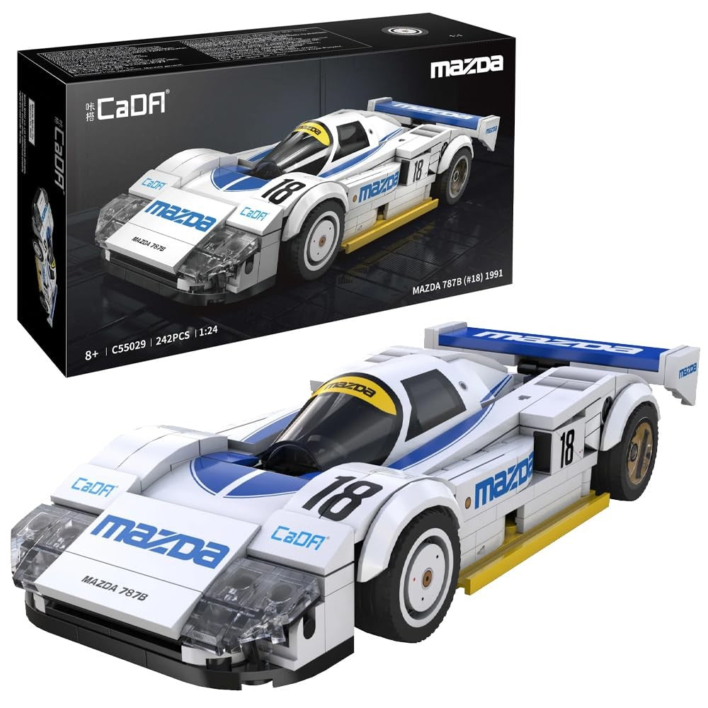 CaDA Mazda 787B 1991 Modello a Mattoncini 1:24 Età 8+ 242 Pezzi