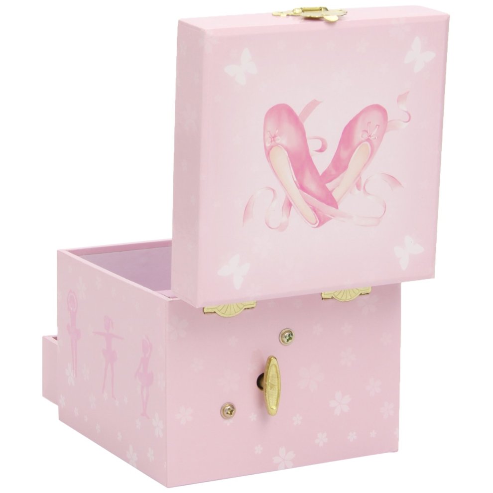 Trousselier TROUS20975 Scatola cubo musicale con ballerina - Rosa