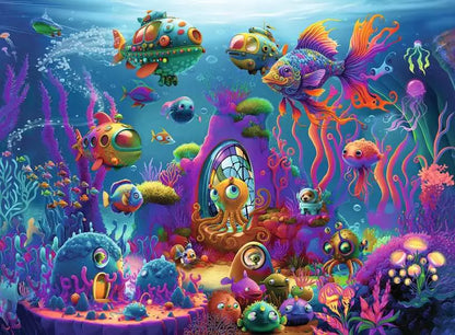 Ravensburger Puzzle Alien Ocean 150 pezzi 7+
